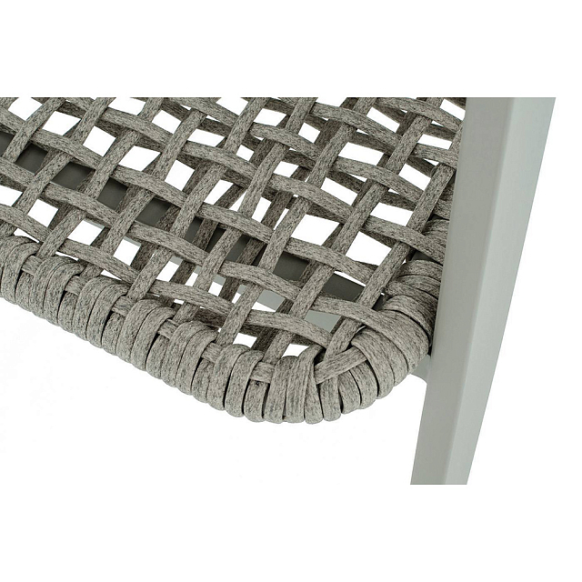 Стул 4SIS Амстердам, каркас под дерево, роуп серый, ткань серая 