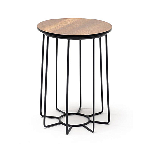 Журнальный стол 4SIS Эквадор, каркас темно-серый, столешница "дуб" для дачи Журнальный стол 4SIS Эквадор, каркас темно-серый, столешница "дуб", садовая мебель