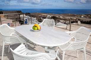 Кресло Siesta Contract Air XL Цвет: белый для дачи Кресло Siesta Contract Air XL Цвет: белый, садовая мебель