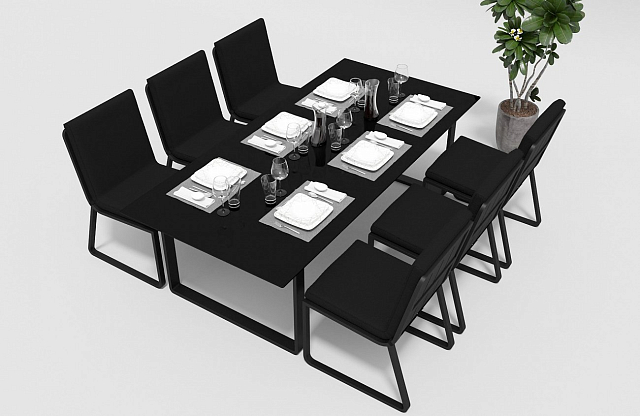 Стол Gardenini Voglie Black 220 