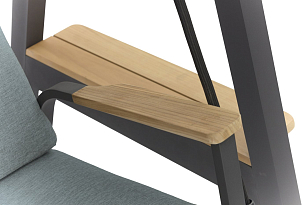 Качели Brafritid Malmo антрацит, мята для дачи Качели Brafritid Malmo антрацит, мята, садовая мебель