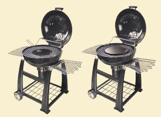 угольный гриль lokkii perfection trolley 828t