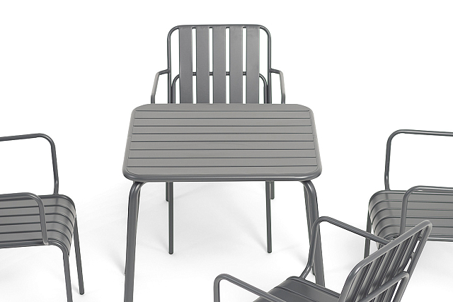 Стол 4SIS Гелиос, цвет темно-серый 