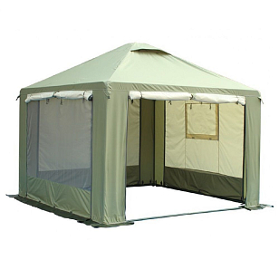 Тент-шатер MITEK Picnic Luxe 3x3 для сада и загородного дома Тент-шатер MITEK Picnic Luxe 3x3, уличное оборудование