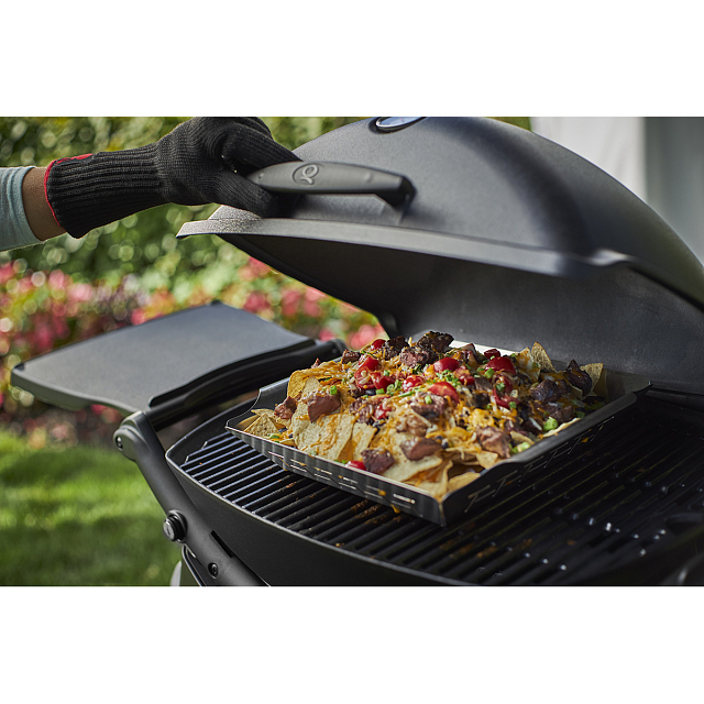 гриль газовый weber q 2200 black line, черный