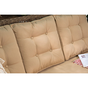 Диван плетеный трехместный Joygarden Opal, садовая мебель