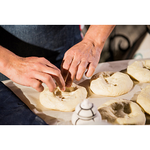 Набор для приготовления лепешек Amfora Tandoors (капкир + крючок)