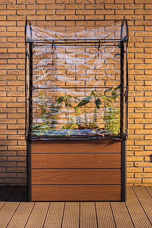 Грядка-теплица Keter Maple Green House Цвет: коричневый, уличное оборудование