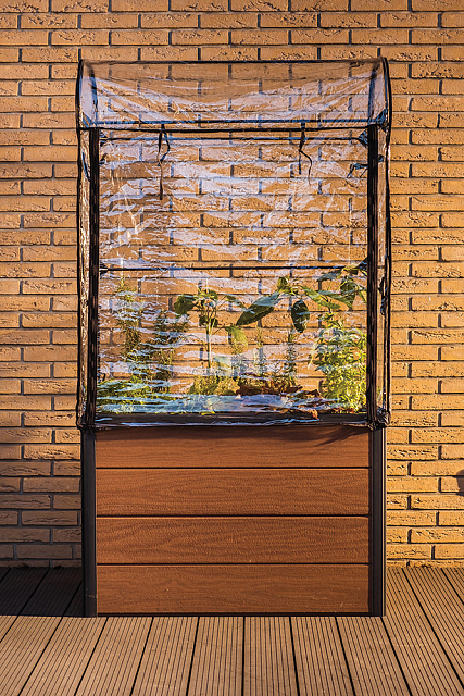 Грядка-теплица Keter Maple Green House Цвет: коричневый 