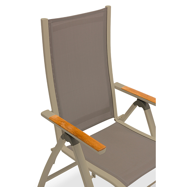 Обеденный комплект Brafritid Lyon-Andy 280B+10R Цвет: бежевый/натуральный 