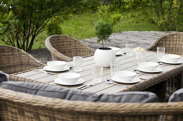 Стол 4SIS Бергамо Цвет: соломенный 