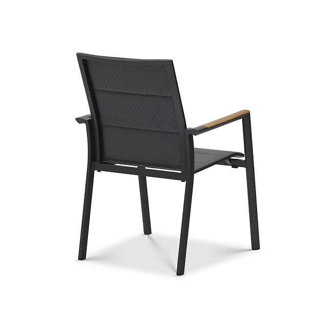 Обеденный комплект Brafritid Nora-Andy 10P Цвет: антрацит/коричневый 