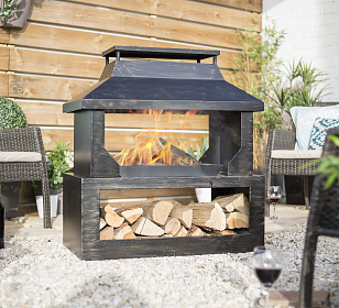 Чаша для костра-камин La Hacienda Stonehurst, уличное оборудование