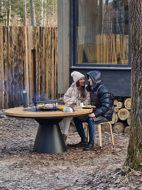 Гриль-очаг Elbrus Home Тибет Ø162 (Cor-Ten)