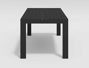 Стол Gardenini Malia Black 220 для дачи Стол Gardenini Malia Black 220, садовая мебель