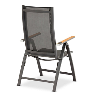 Кресло складное Brafritid Andy антрацит, садовая мебель