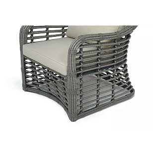 Кресло 4SIS Ницца, цвет серый, садовая мебель