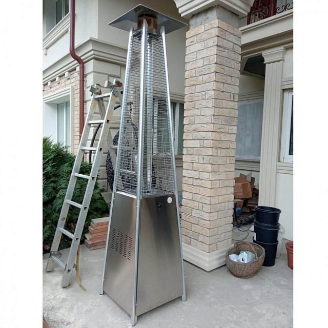 Уличный газовый обогреватель WWT 13I Stainless steel 