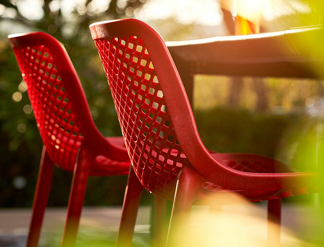 Стул полубарный Siesta Contract Air Bar 75 Цвет: красный 