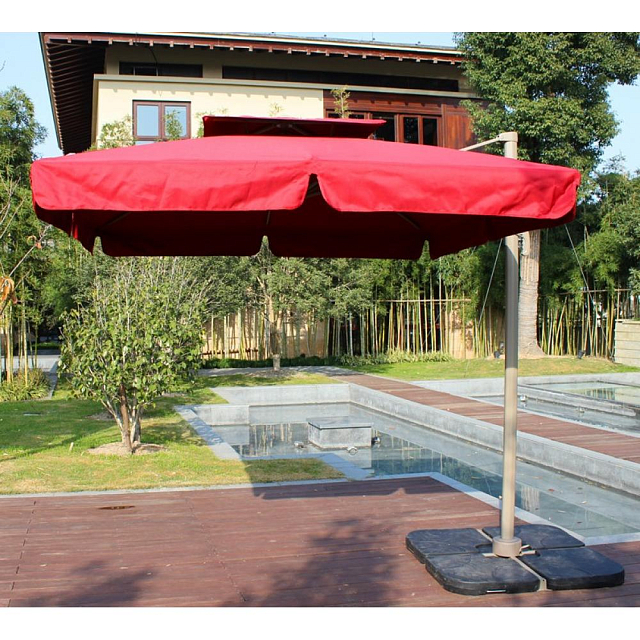 Садовый зонт Sun Umbrella 3x3 Red 