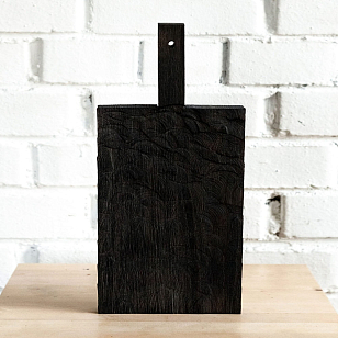 Доска разделочная Fuga "Снег" прямая средняя Цвет: тёмный, товары для загородного дома