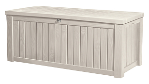Пластиковый сундук для хранения Keter Rockwood бежевый для дачи Пластиковый сундук для хранения Keter Rockwood бежевый, садовая мебель