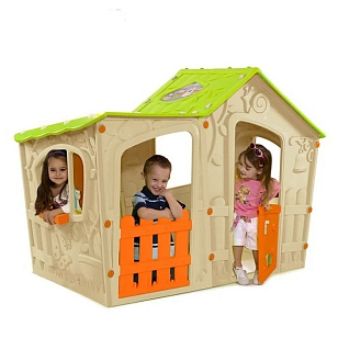 Игровой домик Magik Villa бежевый, уличное оборудование