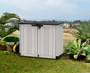 Уличная тумба Keter Store it out Midi Upgraded серый, садовая мебель