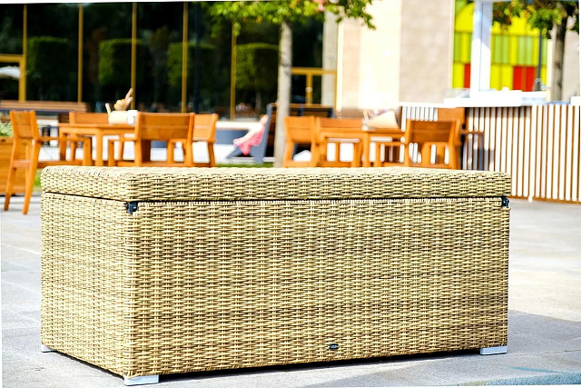 Плетёный сундук для хранения 4SIS Порту Цвет: соломенный 