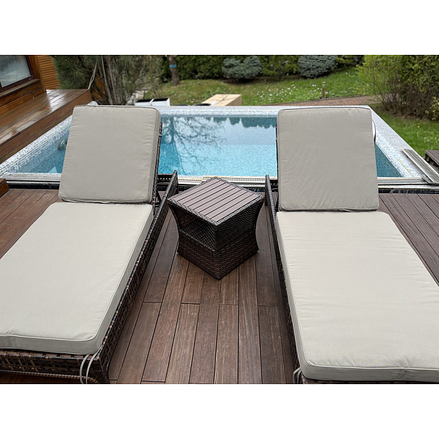 Столик для шезлонга Lite Bordo 