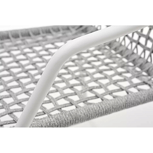 Стул 4SIS Тунис из роупа, цвет серый, садовая мебель