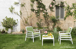 Стол кофейный Nardi Aria Цвет: белый, садовая мебель