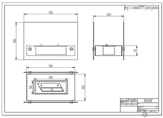 Биокамин ZeFire Iceberg