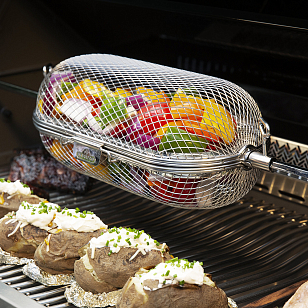 Корзинка на вертел Napoleon из нержавеющей стали для сада