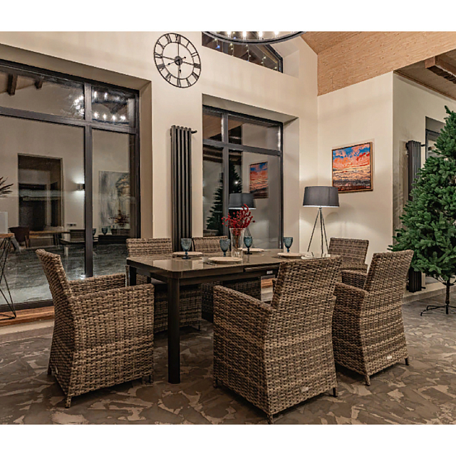 Обеденный комплект Lite Ludwig + Fiona серый 