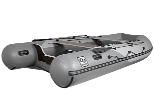 Лодка ПВХ Фрегат 420 Air (НДНД) серая для отдыха за городом Лодка ПВХ Фрегат 420 Air (НДНД) серая для хобби и пикника