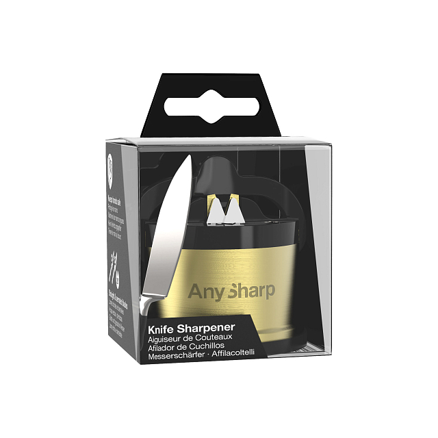 Точилка для ножей AnySharp Pro Цвет: латунь
