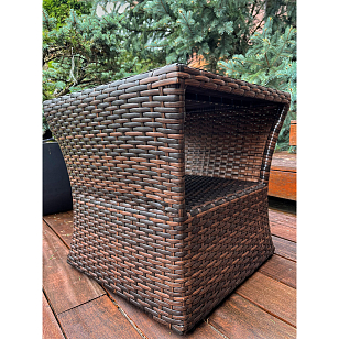 Столик для шезлонга Lite Bordo, садовая мебель