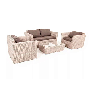 Лаунж зона 4SIS Капучино Сингл, цвет бежевый, садовая мебель