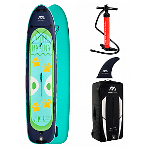 SUP-доска надувная семейная Aqua Marina Super Trip 12'2" S22 для серфинга SUP-доска надувная семейная Aqua Marina Super Trip 12'2" S22