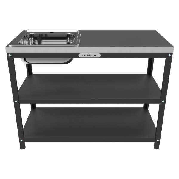 Стол разделочный с мойкой Grillver Стандарт 1120