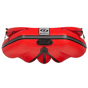 Лодка ПВХ Фрегат 430 FM Jet/L/S красная для хобби и пикника