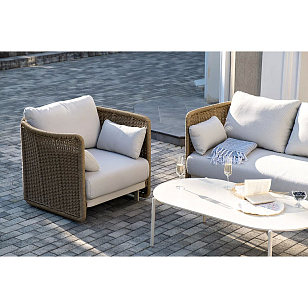 Лаунж-зона 4SIS Аликанте, цвет соломенный, садовая мебель