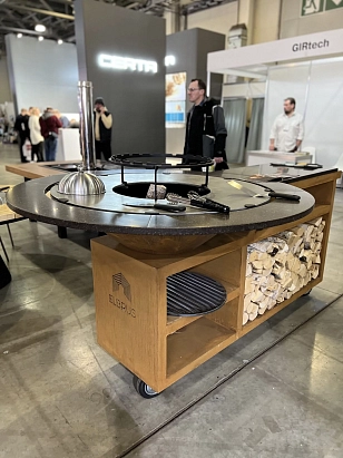 Гриль-очаг Elbrus Home Памир Pro Ø120 (Термостойкая эмаль) для сада