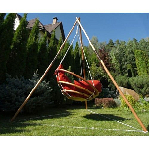 Подвесное кресло Lite Maya с каркасом, садовая мебель