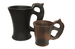 Кружка ручка "собачка" Дымов Керамика 0.3 л для дачи Кружка ручка "собачка" Дымов Керамика 0.3 л, товары для загородного дома