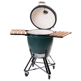 гриль керамический big green egg large большой (диаметр решетки 46 см) для приготовления пищи Гриль керамический Big Green Egg Large БОЛЬШОЙ (диаметр решетки 46 см)