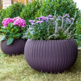 Кашпо Keter Cozies M подвесное Цвет: фиолетовый 