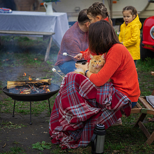 Кострище очаг для дачи Concretika Iron С60, уличное оборудование