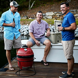 Керамический гриль Kamado Joe Junior Red